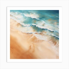 Sand And Sea Art Print