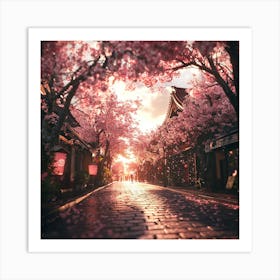 Cherry Blossoms Art Print