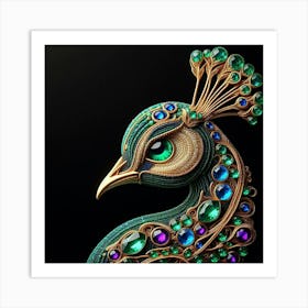 Beautiful Peacock 1 Art Print