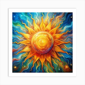 Bright Sun Art Print