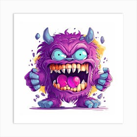 Monster Illustration Art Print