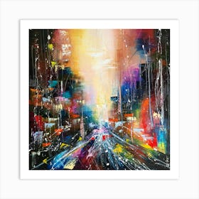 Road To Light Art Print