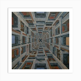 'The Maze' Print Art Print