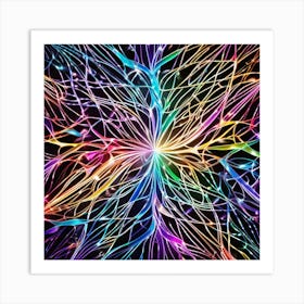 Abstract Psychedelic Art 1 Art Print