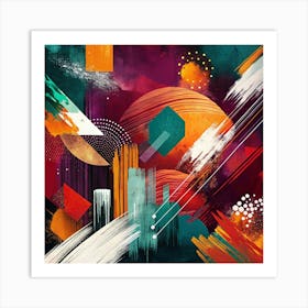 Abstract Painting 191 Art Print