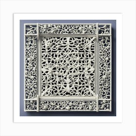 Imagine Vines Of Many Intertwined Small Flowers Gr rug(1) Art Print