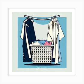 Laundry Basket 4 Art Print