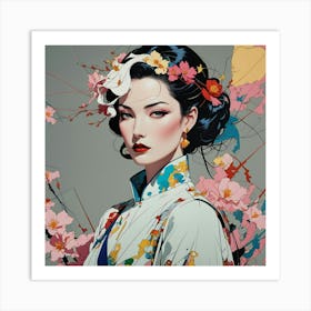 Asian Woman Art Print