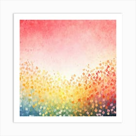 Abstract Watercolor Background Art Print