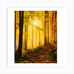 Autumn Forest 1 Art Print