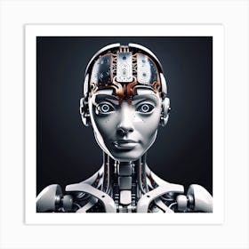 Robot Woman 24 Art Print