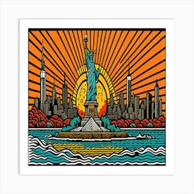 Liberty4 Art Print