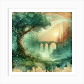 Tree In The Forest Art Print