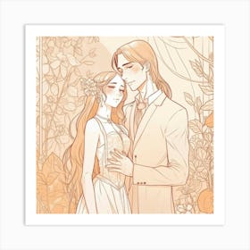 Fairytale Wedding Art Print