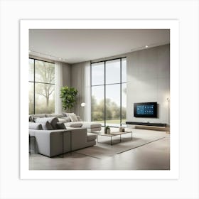 Modern Living Room 1 Art Print