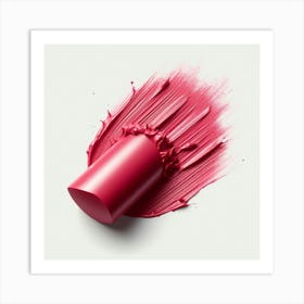 Lipstick Splatter Art Print