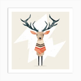Deer Illustration Art Print