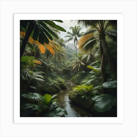 Tropical Rainforest Art Print