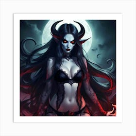 Devil Girl 1 Art Print