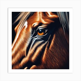 Eye Of The Horse 5 Art Print