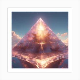 Pyramids In The Sky Art Print