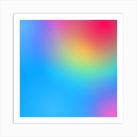 Rainbow Background Art Print