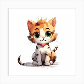 Cute Kitten 9 Art Print