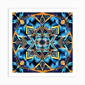 Abstract Mandala 19 Art Print