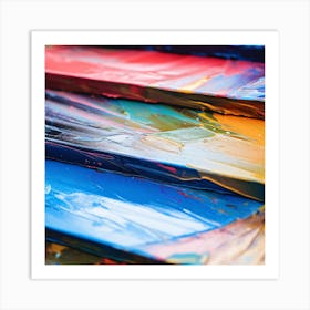 Abstract On Canvas Art Print