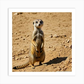 Meerkat 5 Art Print