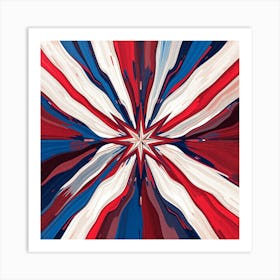 Patriotic Star Art Print