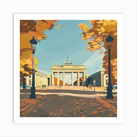 Autumn In Berlin Art Print