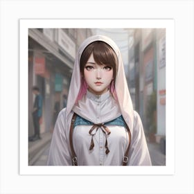 Asian Girl 2 Art Print