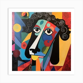 Abstract Dog 5 Art Print