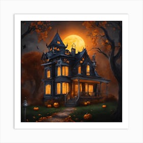 Haunted House 8 Art Print