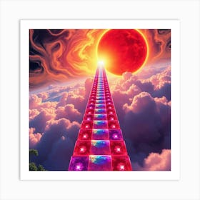 Stairway To Mars Art Print