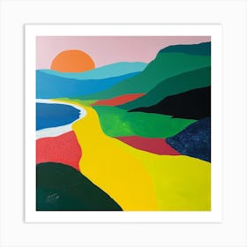 Abstract Travel Collection Saint Vincent And The Grenadines 4 Art Print