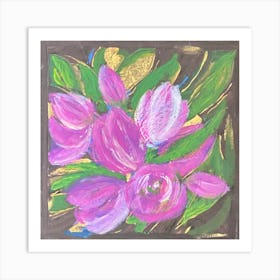 Img 5710  Blooming tulips, acrylic Art Print