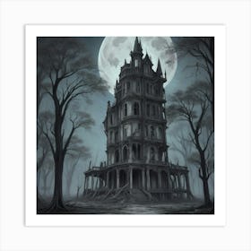 Haunted House 2 Art Print