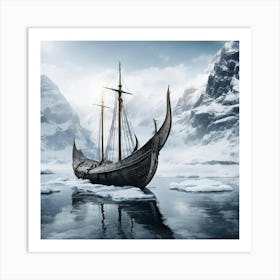 Viking Ship Art Print