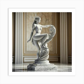 Statue Of Venus 2 Art Print