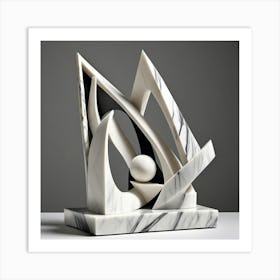 Abstract Sculpture 29 Art Print