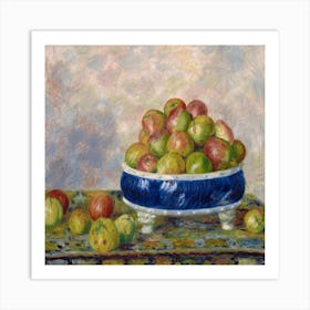 Apples In A Dish (1883), Pierre Auguste Renoirt Art Print