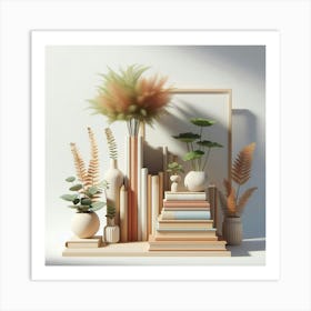 Vases And Plants Art Print