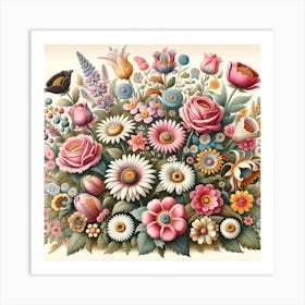 Flowers Art Print