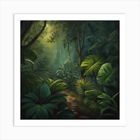 Forest Path Art Print