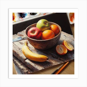 Fruit Bowl Art Print