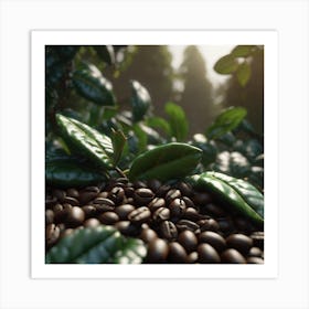 Coffee Beans - Coffee Stock Videos & Royalty-Free Footage 5 Art Print