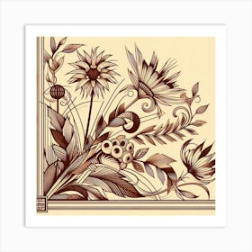 Floral Design Art Print