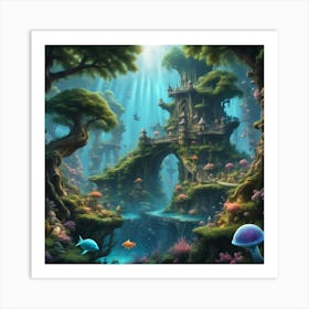 Underwater Fantasy Art Print